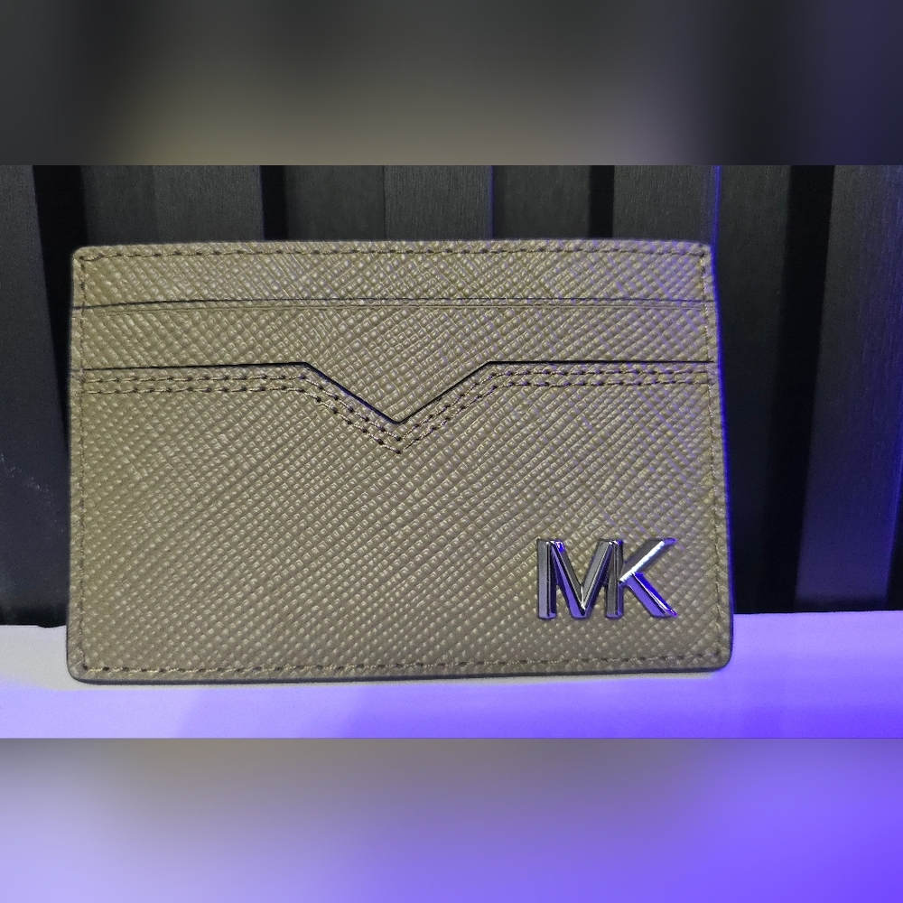 Michael Kors Men's Gray Card Holder